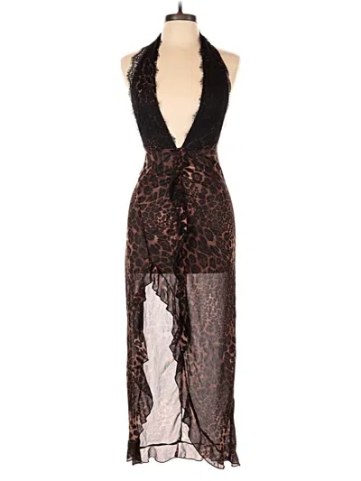 Pre-owned Shein Cocktail Dress In Brown