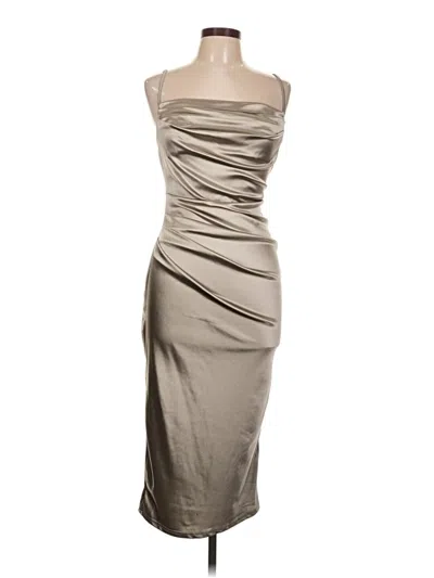 Pre-owned Shein Cocktail Dress In Brown