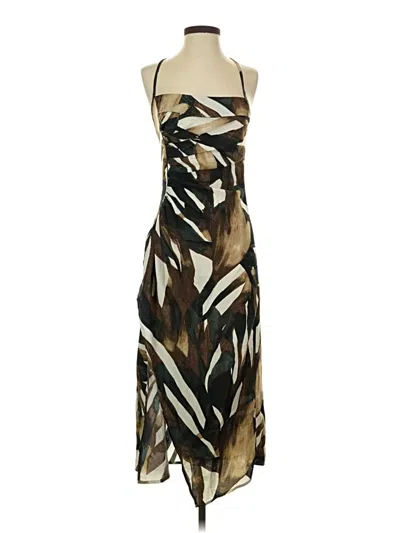 Pre-owned Shein Cocktail Dress In Brown