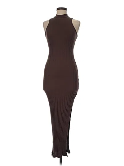 Pre-owned Shein Cocktail Dress In Brown