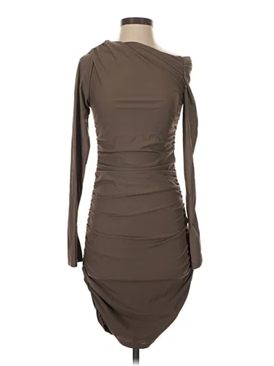 Pre-owned Shein Cocktail Dress In Brown