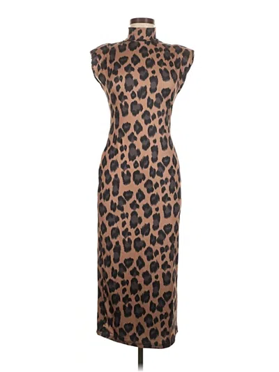 Pre-owned Shein Cocktail Dress In Brown