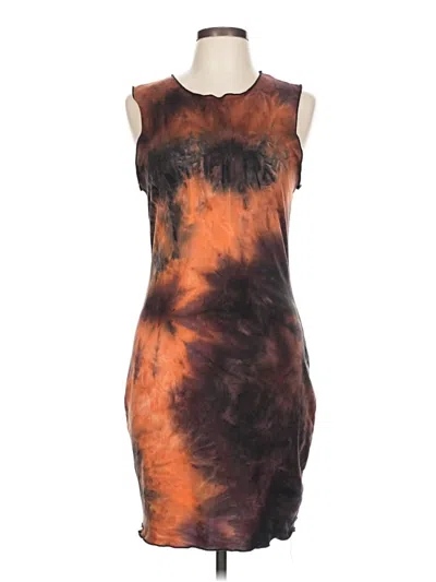 Pre-owned Shein Cocktail Dress In Brown