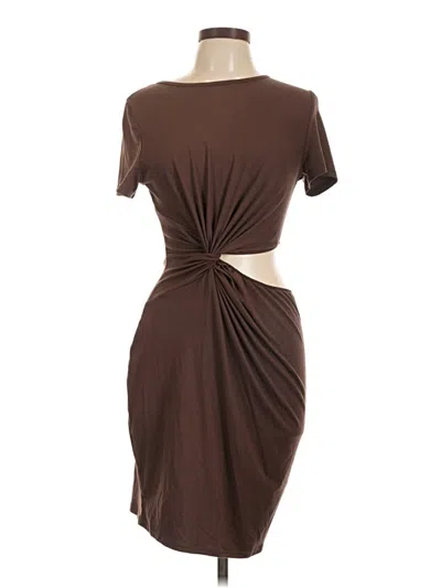 Pre-owned Shein Cocktail Dress In Brown