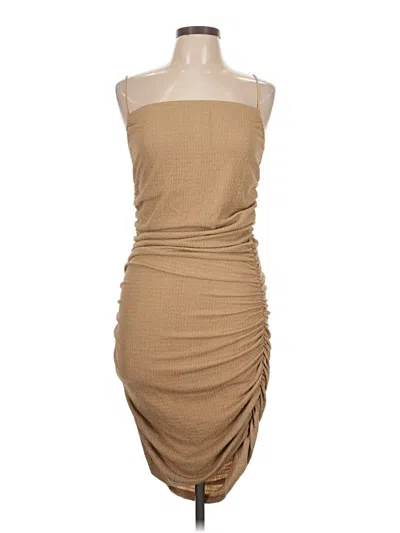 Pre-owned Shein Cocktail Dress In Brown