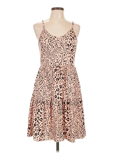 Pre-owned Shein Cocktail Dress In Brown