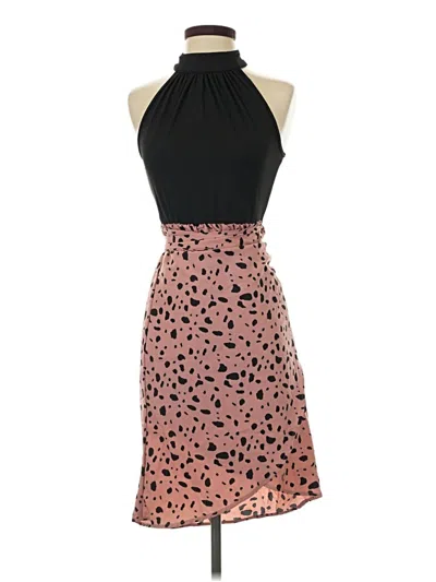 Pre-owned Shein Cocktail Dress In Brown