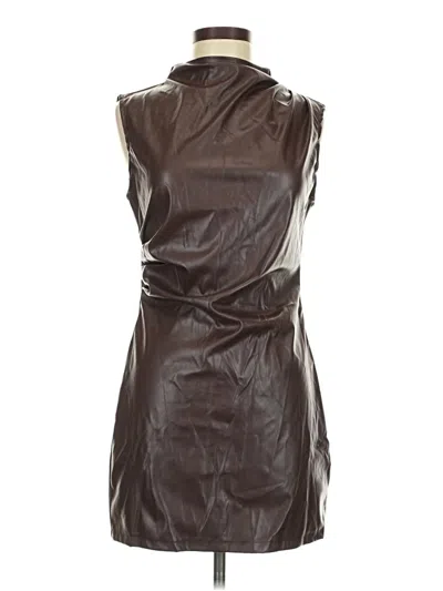 Pre-owned Shein Cocktail Dress In Brown