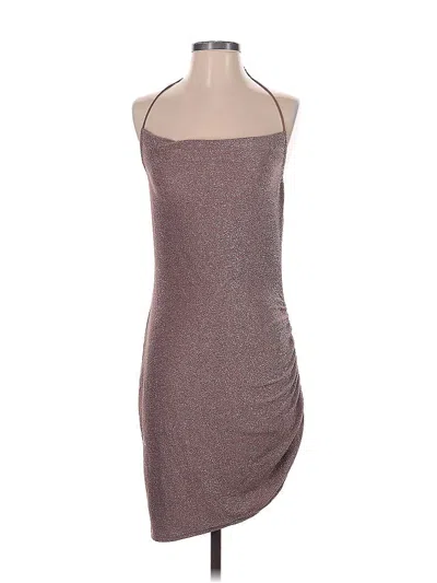 Pre-owned Shein Cocktail Dress In Brown