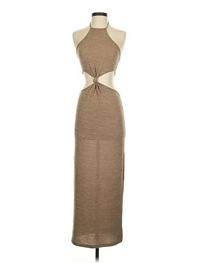 Pre-owned Shein Cocktail Dress In Brown