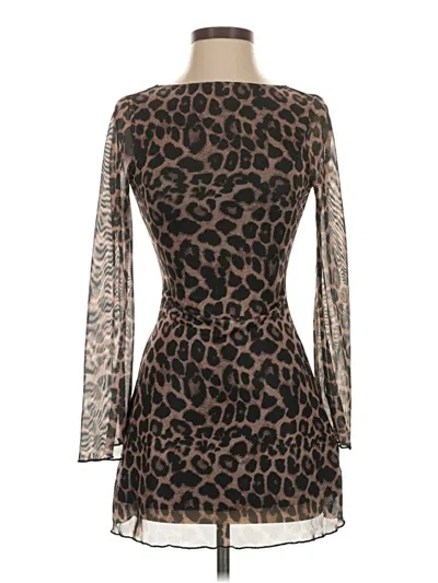 Pre-owned Shein Cocktail Dress In Brown