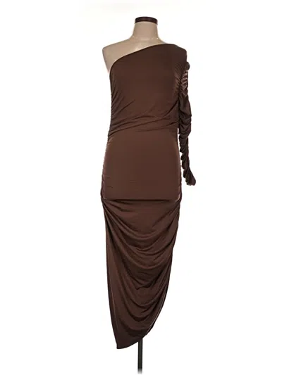 Pre-owned Shein Cocktail Dress In Brown