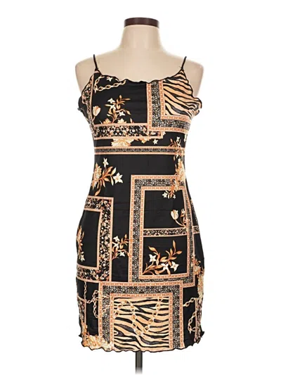 Pre-owned Shein Cocktail Dress In Brown