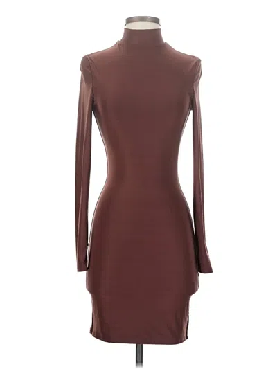 Pre-owned Shein Cocktail Dress In Brown
