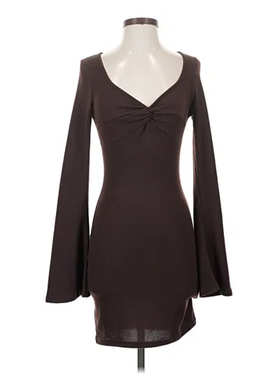 Pre-owned Shein Cocktail Dress In Brown