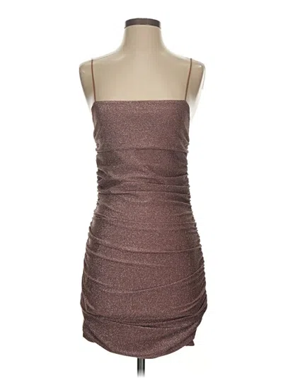 Pre-owned Shein Cocktail Dress In Brown