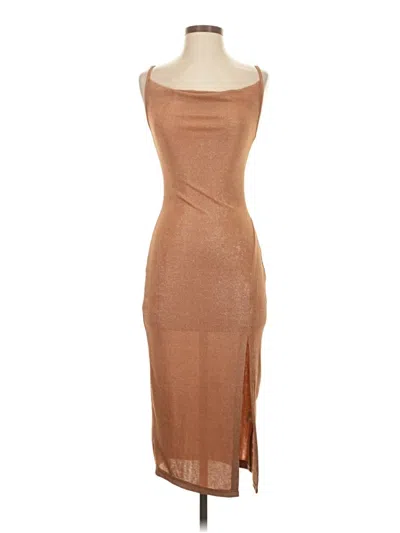 Pre-owned Shein Cocktail Dress In Brown