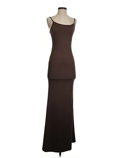 Pre-owned Shein Cocktail Dress In Brown