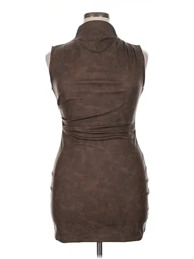 Pre-owned Shein Cocktail Dress In Brown