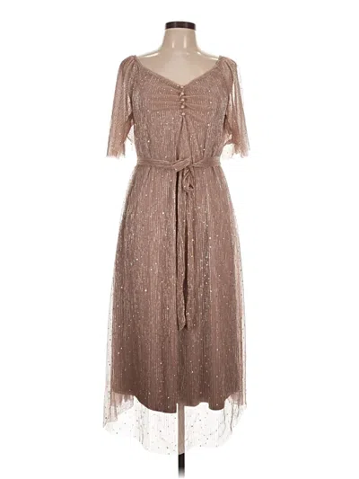 Pre-owned Shein Cocktail Dress In Brown