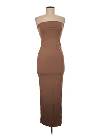 Pre-owned Shein Cocktail Dress In Brown