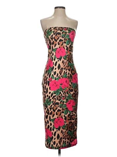 Pre-owned Shein Cocktail Dress In Brown