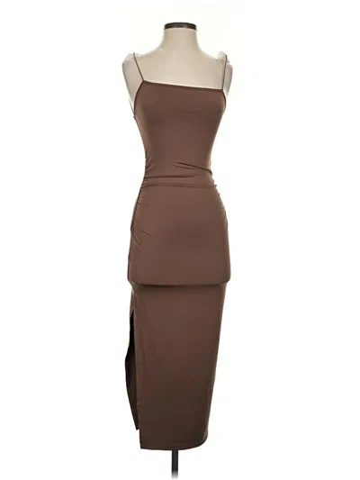 Pre-owned Shein Cocktail Dress In Brown