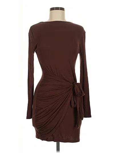 Pre-owned Shein Cocktail Dress In Brown