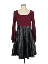 Shein Cocktail Dress In Burgundy