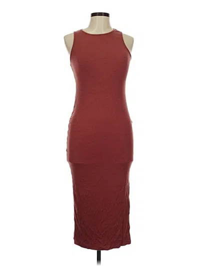 Pre-owned Shein Cocktail Dress In Burgundy