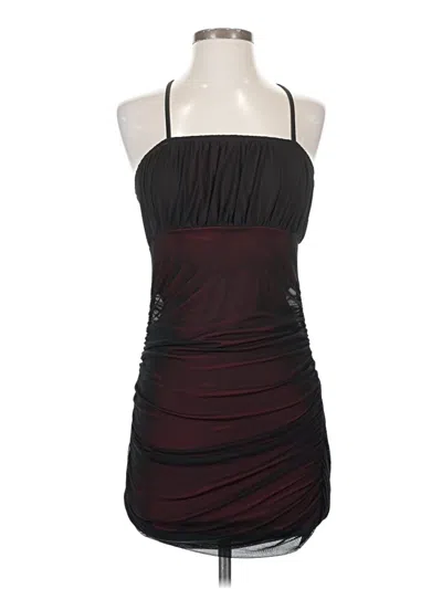 Pre-owned Shein Cocktail Dress In Burgundy