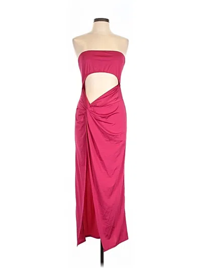 Pre-owned Shein Cocktail Dress In Burgundy