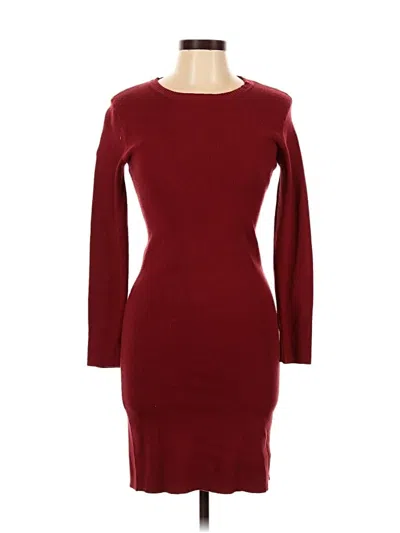 Pre-owned Shein Cocktail Dress In Burgundy