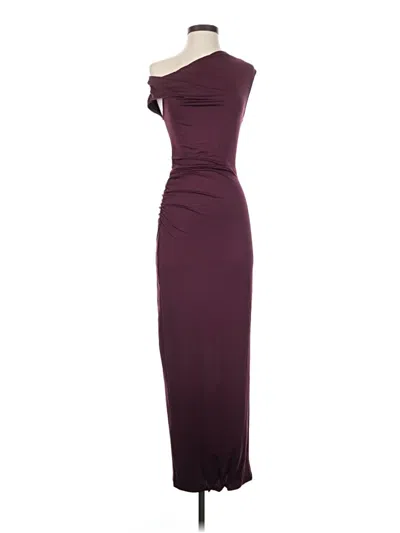 Pre-owned Shein Cocktail Dress In Burgundy