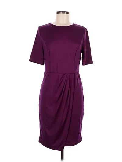Pre-owned Shein Cocktail Dress In Burgundy