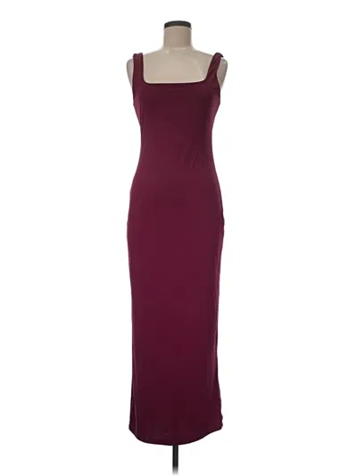 Pre-owned Shein Cocktail Dress In Burgundy