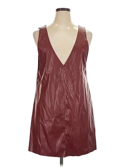 Pre-owned Shein Cocktail Dress In Burgundy