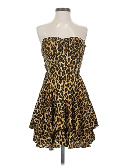 Pre-owned Shein Cocktail Dress In Gold
