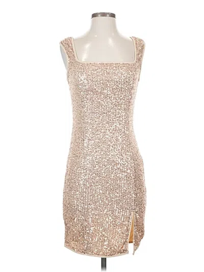 Pre-owned Shein Cocktail Dress In Gold