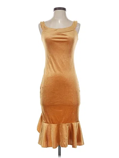 Pre-owned Shein Cocktail Dress In Gold