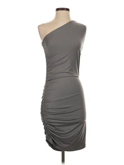 Pre-owned Shein Cocktail Dress In Gray