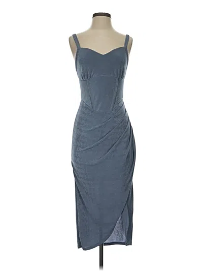 Pre-owned Shein Cocktail Dress In Gray