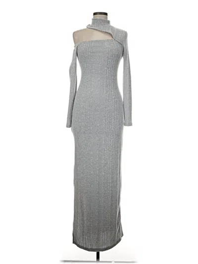 Pre-owned Shein Cocktail Dress In Gray