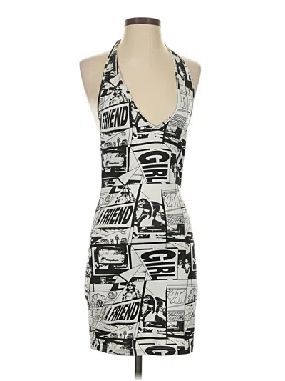 Pre-owned Shein Cocktail Dress In Gray