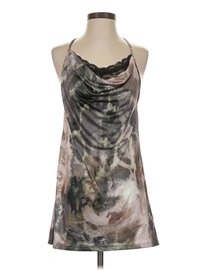 Pre-owned Shein Cocktail Dress In Gray