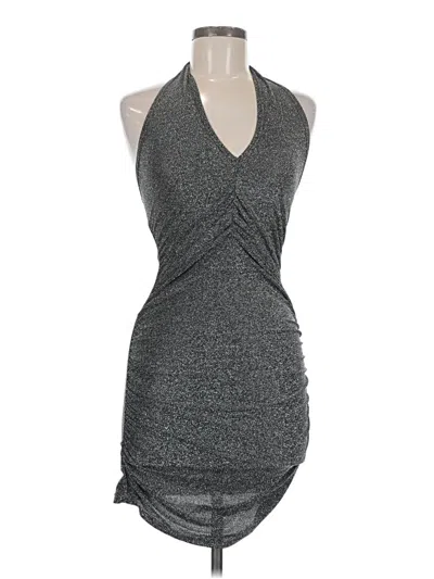 Pre-owned Shein Cocktail Dress In Gray