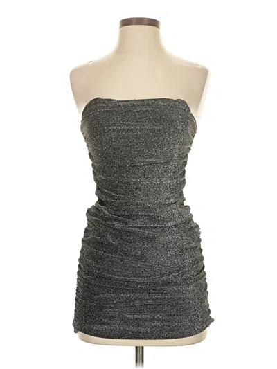 Pre-owned Shein Cocktail Dress In Gray