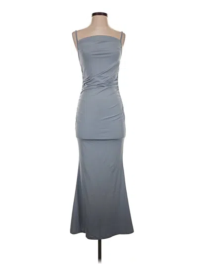 Pre-owned Shein Cocktail Dress In Gray