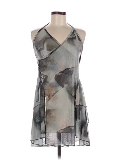 Pre-owned Shein Cocktail Dress In Gray