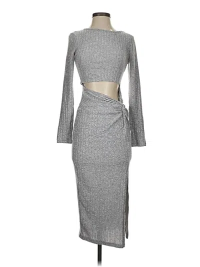 Pre-owned Shein Cocktail Dress In Gray